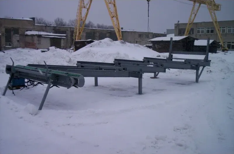 Photograph of Feed deck for firewood