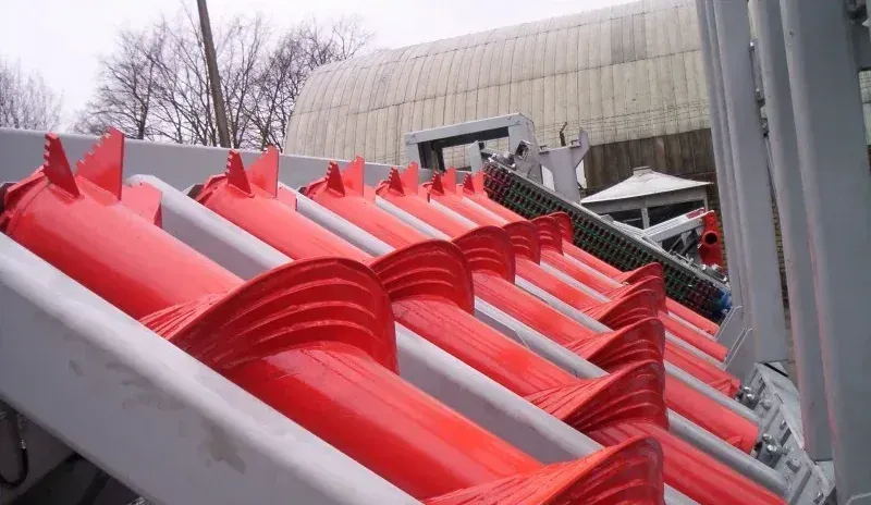 Photograph of Screw elevator for saw logs