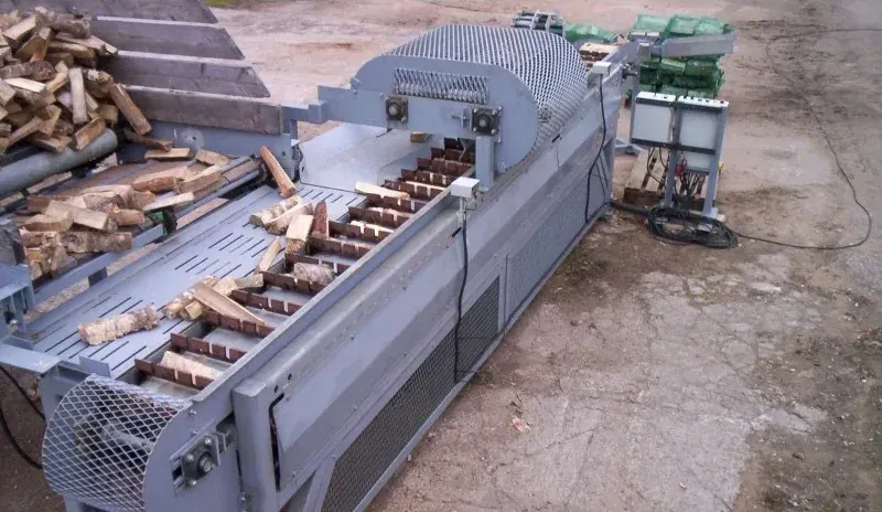 Photograph of Pack machine for firewood