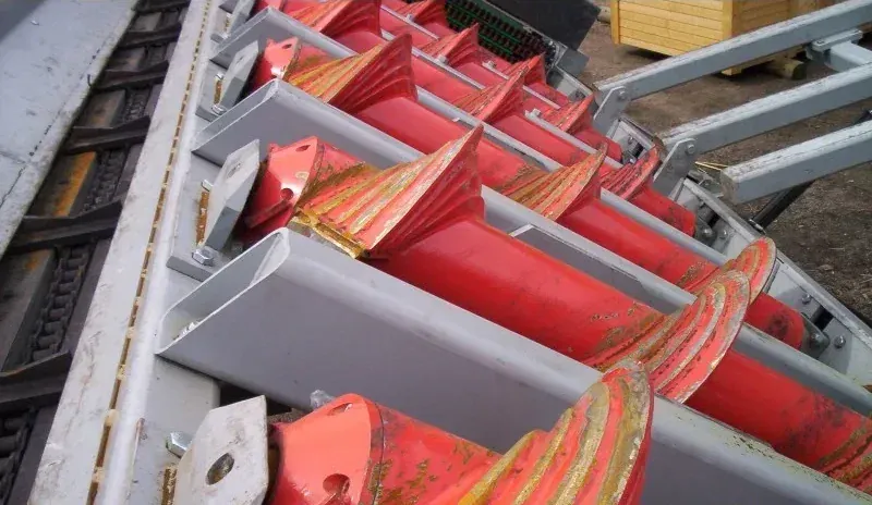 Photograph of Screw elevator for saw logs